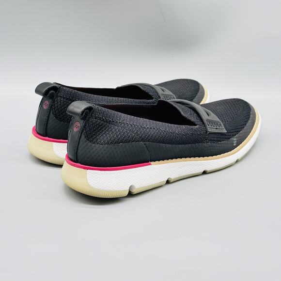 Cole Haan Shoes Women 6.5 Black Knit Stitchlite Zerogrand Sneaker Casual Slip On - Picture 9 of 13
